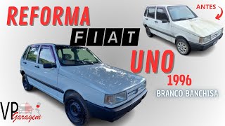 REFORMA FIAT UNO 1996  BRANCO BANCHISA [upl. by Newnorb]