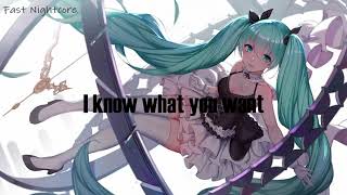 Nightcore  Lights down low  Lyrics [upl. by Angeline116]