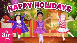 Amazing American Girl Holiday Festivities  Christmas Hanukkah amp Kwanzaa [upl. by Seel]