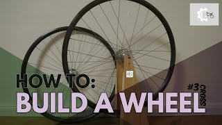 FIXED GEAR  How to bicycle wheel  3 cross Lacing  Dream Build [upl. by Ekoorb]