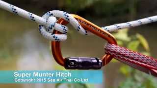 Carabiner Wrap Munter Hitch and Super Munter Hitch [upl. by Alethia]