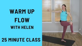 25 Minute Yoga Class  Warm Up Flow [upl. by Nwahs]