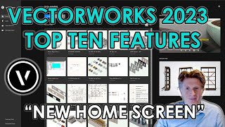 Vectorworks 2023 New Home Screen [upl. by Adlecirg]