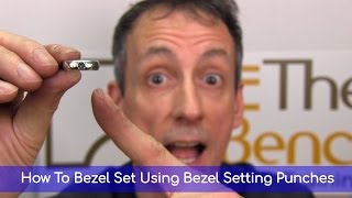 How To Bezel Set Using Bezel Setting Punches  Making Your Own Silver Bezel Set Gemstone Ring [upl. by Allerbag]