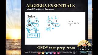 GED® Math Review Solving Proportions 1MP4 Bgn  269 [upl. by Letizia]