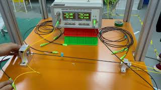 GR326 test PushablePullable bullet fiber optic SC fiber optic patch cord Twist Test [upl. by Acsecnarf]