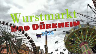 WeinWurst und jedemenge ActionWurstmarkt Bad Dürkheim 2024Clip by KirmesTime [upl. by Aitam]