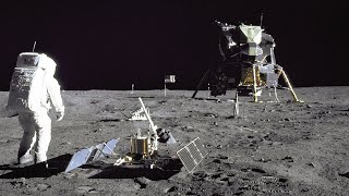 Restored Apollo 11 Moonwalk  Original NASA EVA Mission Video  Walking on the Moon [upl. by Einohpets687]