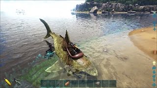 ARK Survival Evolved Online 4  Đi săn cá voi khổng lồ Leedsichthys [upl. by Stefano]