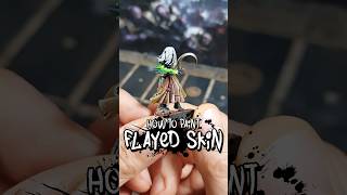 How to Paint Flayed Skin on Warhammer Miniatures [upl. by Ennirok]