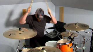 Fireflight  Desperate  Jeremy Spencer Drum Cover [upl. by Arimahs]