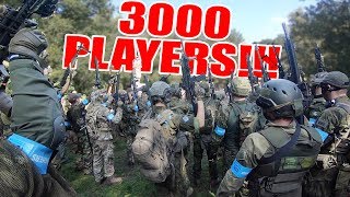 3000 Airsoft Players in One Game  UK National Airsoft Festival [upl. by Lerraf291]