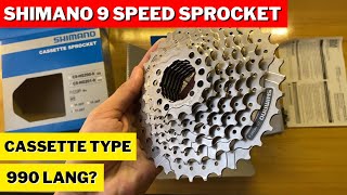 Unboxing Shimano 9 Speed cogs cassette sprocket HG2009 1136T ORIGINAL  Noris Bikeshop [upl. by Aicek]