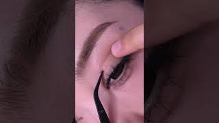 Apply double eyelid tape How to use double eyelid tape Eye makeup tutorial Eye makeup sharing [upl. by Donaghue]