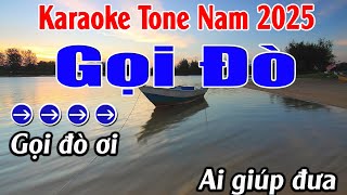 Gọi Đò Karaoke Tone Nam Karaoke Lan Anh Beat Mới [upl. by Risley597]