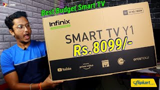 Best Budget Smart TV on Flipkart  Infinix 32quot Y1 Smart TV Rs8099 with OTT Apps 20W Dolby Speakers [upl. by Ecam]