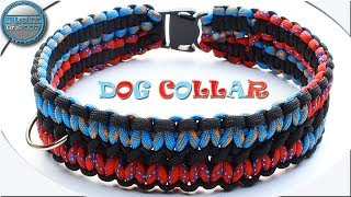 Epic Unique How to make Paracord Dog Collar DIY Paracord Tutorial Hunde Halsband [upl. by Einberger]