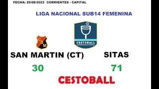 CESTOBALL SAN MARTIN CT 30 VS 71 SITAS CF [upl. by Ardiekal932]