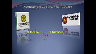 Aufstiegsspiel 32Liga FC Riedholz  FC Trimbach [upl. by Zavras775]