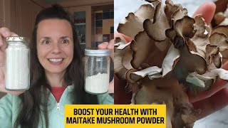 Boost Your Health Naturally With Maitake Mushroom Powder [upl. by Iorgos]