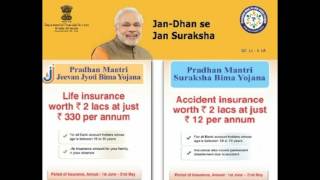 PMJJBY and PMSBY  Renewal of insurance before 31 May [upl. by Micaela]