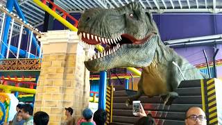 Transmart Bintaro Graha Raya Roller Coaster dan Dinosaurus [upl. by Tracey]