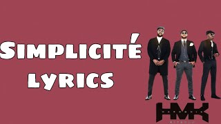 Harmonik Simplicité lyrics [upl. by Olihs335]