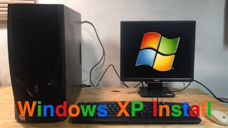 2004 Retro XP PC Build Pt 4  OS Installation [upl. by Malim]