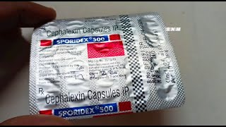 Sporidex 500 Mg Capsule  Sporidex Capsule Use In Hindi  Cephalexin Capsules IP 500mg Hindi 500 [upl. by Ronaele]