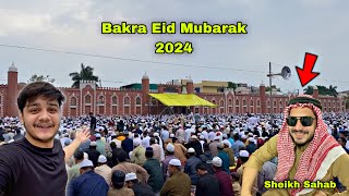 Bakra Eid Mubarak 2024  Or  Aaj Sheikh Sahab Se Bhe Mil Liye ğŸ˜„ [upl. by Ingamar]