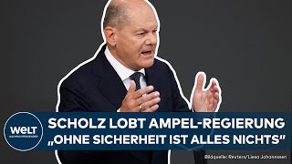 DEUTSCHLAND Regierungserklärung  Bundeskanzler Olaf Scholz verspricht Haushaltsentwurf im Juli [upl. by Neirda]