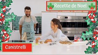 RECETTE DE NOEL  CANISTRELLI CHATAIGNE CITRON [upl. by Alyakcim162]