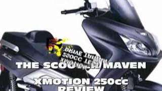 Xmotion 250cc TGB Scooter Review by the Scooter Maven [upl. by Norah]