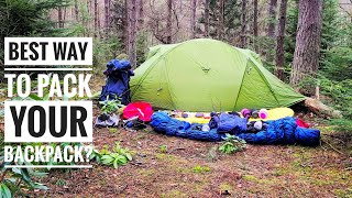 How I Pack My Winter Wild Camping Gear In My Backpack  Osprey Rook 65 [upl. by Audres]