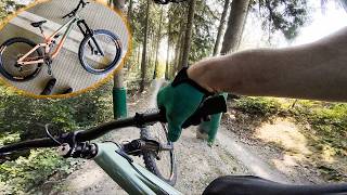 Mit neuem Freeride Bike im HomeBikepark E Bike in Jena [upl. by Omoj328]