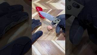 Silly Putty vs Benchmade Bugout benchmade pocketknife asmr vlog vlogs [upl. by Anauqat749]