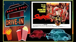 DRIVEIN MOVIE RADIO SPOT  SQUIRM 1976 [upl. by Anyr]