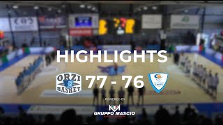 HIGHLIGHTS  Gruppo Mascio Orzinuovi vs Acqua S Bernardo Cantù [upl. by Rettuc]