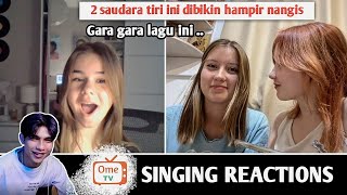 Nyanyi lagu berbagai bahasa Di OmeTV  SINGING REACTIONS [upl. by Aerdnod313]