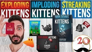 Exploding Kittens  Imploding Kittens  Streaking Kittens  El vídeo definitivo  Español [upl. by Itsa]