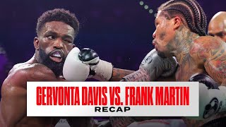 Gervonta Davis vs Frank Martin Recap Tank knockout retains title  CBS Sports [upl. by Kaitlynn]