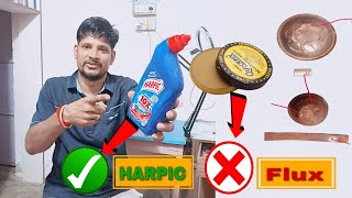 harpic Vs Solder Flux  Soldering Dono Me Kon Best Hai  Shocking Results [upl. by Yunfei758]