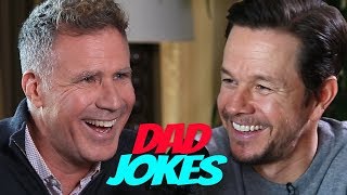 Dad Jokes  You Laugh You Lose  Will Ferrell vs Mark Wahlberg  All Def [upl. by Poyssick]