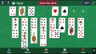 Microsoft Solitaire Collection FreeCell  Hard  October 25 2022 [upl. by Ingeborg]