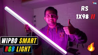 Wipro RGB Tube Light Setup amp Review⚡⚡Color Changing Tube Light  20W Batten Light From Wipro  🔥 [upl. by Akital484]