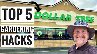 Top 5 Dollar Tree Gardening hacks for 2024 [upl. by Iveson708]