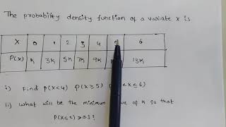 Discrete random variable problem application of discrete random variable [upl. by Enella]