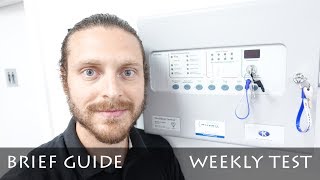 FIRE ALARM WEEKLY TEST  KENTEC QUICK GUIDE [upl. by Sedrul]