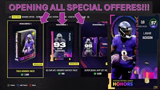 OPENING ALL SPECIAL OFFERS FOR HONORS CARDS [upl. by Alpert]