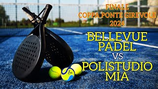 BELLEVUE PADEL vs POLISTUDIO MIA [upl. by Ynafit337]